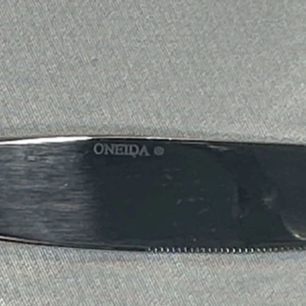 Oneida Satin LINCOLN Dinner Knife Knives Stainless Flatware (Set Of 5)